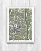 plakaty Plakat Warszawa - plan miasta
