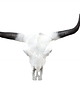 Ozdoby na ścianę Poroże rogi Matador białe aluminium 70cm