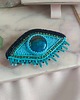 broszki Broszka oko niebieska z agatem
