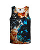 t-shirty dla chłopców Bokserka Top Boy DR.CROW Akwarel Flowers