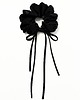 gumki do włosów Gumka scrunchie czarna
