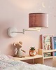 kinkiety Kinkiet do sypialni BRAGE VELUR KIDS