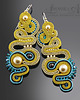 kolczyki soutache Kolczyki sutasz 659
