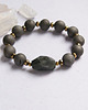 bransoletki z kamieni naturalnych UNIKAT - agat tytanowy, labradoryt