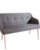 ławki Sofa Ławka ławeczka scandi Igloo szara 116cm Z37926