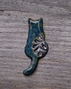 magnesy Ceramiczny magnes kot niebieski