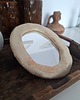 Ozdoby na ścianę Lustro boho w ceramicznej ramce