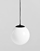 lampy wiszące Lampa wisząca MANEN - mleczny klosz kulka - rozmiar do wyboru!