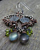 kolczyki wire wrapping Forest Whispers vol. IX