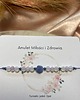 bransoletki na sznurku Bransoletka na nici jedwabnej, kamienie naturalne Amulet Miłości i Zdrowia