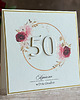 kartki scrapbooking Personalizowana kartka na 50 urodziny, BH 50