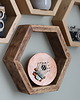 półki Półka heksagon rustic , recykilngowy