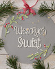 ozdoby choinkowe Wesołych Świąt