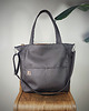 torby na ramię Lazy bag Pocket  torba taupe ekoskóra oversize
