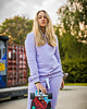 bluza bez kaptura damska Bluza Basic Lilac