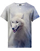t-shirty dla dziewczynki T-shirt Girl DR.CROW Winter Wolf
