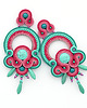 kolczyki soutache Jesienne boho kolczyki 2