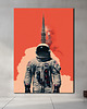obrazy Apollo 11 - Obraz na płótnie - Druk, Blejtrama - Minimalistyczny Kolaż #7