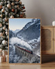 plakaty PLAKAT Góry zdjęcie pociąg  górski krajobraz zimowy