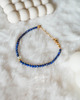 bransoletki z kamieni naturalnych Bransoletka z niebieskich kamieni lapis lazuli