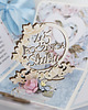 kartki scrapbooking 45 rocznica ślubu, szafirowe gody, exploding box, kartka 3d