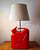 lampy stołowe Designerska lampa loftowa z metalowego kanistra 