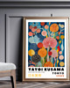 plakaty PLAKAT dekoracyjny abstrakcyjne kwiaty Yayoi Kusama,  poster