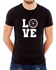 t-shirty męskie Koszulka męska czarna  z nadrukiem Love bike