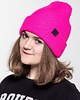 czapki damskie Czapka dziana DRILL NEON PINK