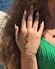 bransoletki z kamieni naturalnych Bransoletka z pierścionkiem Nude Stones - zoisyt
