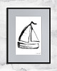 grafiki i ilustracje Grafika w ramie - żaglówka (39)