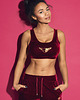 bluzki - inne Top Burgund Velvet