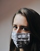 maseczki ochronne Maseczka wielorazowa, szare serduszka
