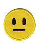 naszywki na ubrania Naszywka naprasowanka EMOJI NEUTRALNA termoprzylepna haft 5,5cm