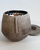 świeczniki i świece Ceramiczna świeca zapachowa - kawa - styl wabi sabi