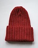 czapki damskie Czapka z wełny i alpaki czerwona