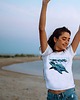 t-shirt damskie Koszulka organiczna z nadrukiem Save the ocean