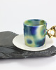 filiżanki Filiżanka porcelanowa do espresso Flow Aquarelle