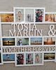 ramki na zdjęcia Multirama ramka na zdjęcia z napisem  imiona Forever Together 20 zdj 15x10