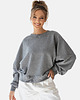bluza bez kaptura damska Bluza Iconic Szary Melanż