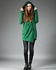 bluza z kapturem damska Bluza damska asymetryczna długa bluza bawełniana