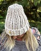 czapki damskie Beanie handmade