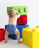 pufa dla dziecka Puffka klocek