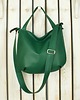 torby na ramię ciemnozielona torba worek, listonoszka worek xxl