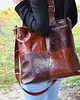 torby na ramię Schopper bag brązowa- Promocja!