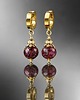 kolczyki z kamieniami Alloys Collection - Burgundy vol. 2 - kolczyki /02.11.25/