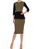 spódnice midi Spódnica khaki YY600059_RAL6007