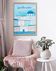 plakaty Santorini - grecka wyspa - plakat fine art