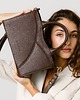 torby na ramię Flow bag - skórzana torebka - brąz czekolada