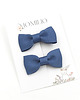ozdoby do włosów dla dzieci Spinki do włosów Classic Bow Smoke Blue